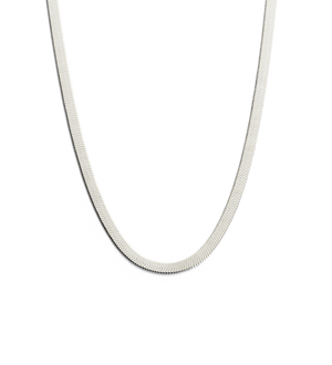 Kirstin Ash Necklaces Silver Kirstin Ash Herrinbone Chain