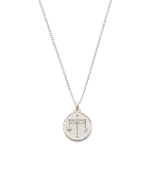 Kirstin Ash Necklaces Silver Kirstin Ash Libra Zodiac Necklace