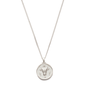 Kirstin Ash Necklaces Silver Kirstin Ash Taurus Zodiac Necklace