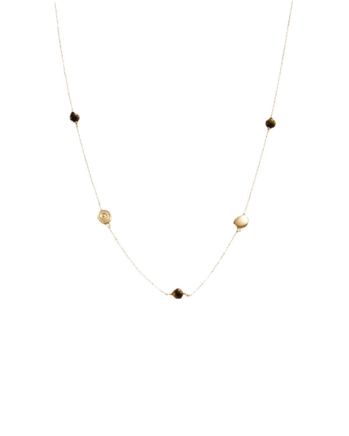 Kirstin Ash Necklaces Silver Kirstin Ash Tempo Tigers Eye  Necklace