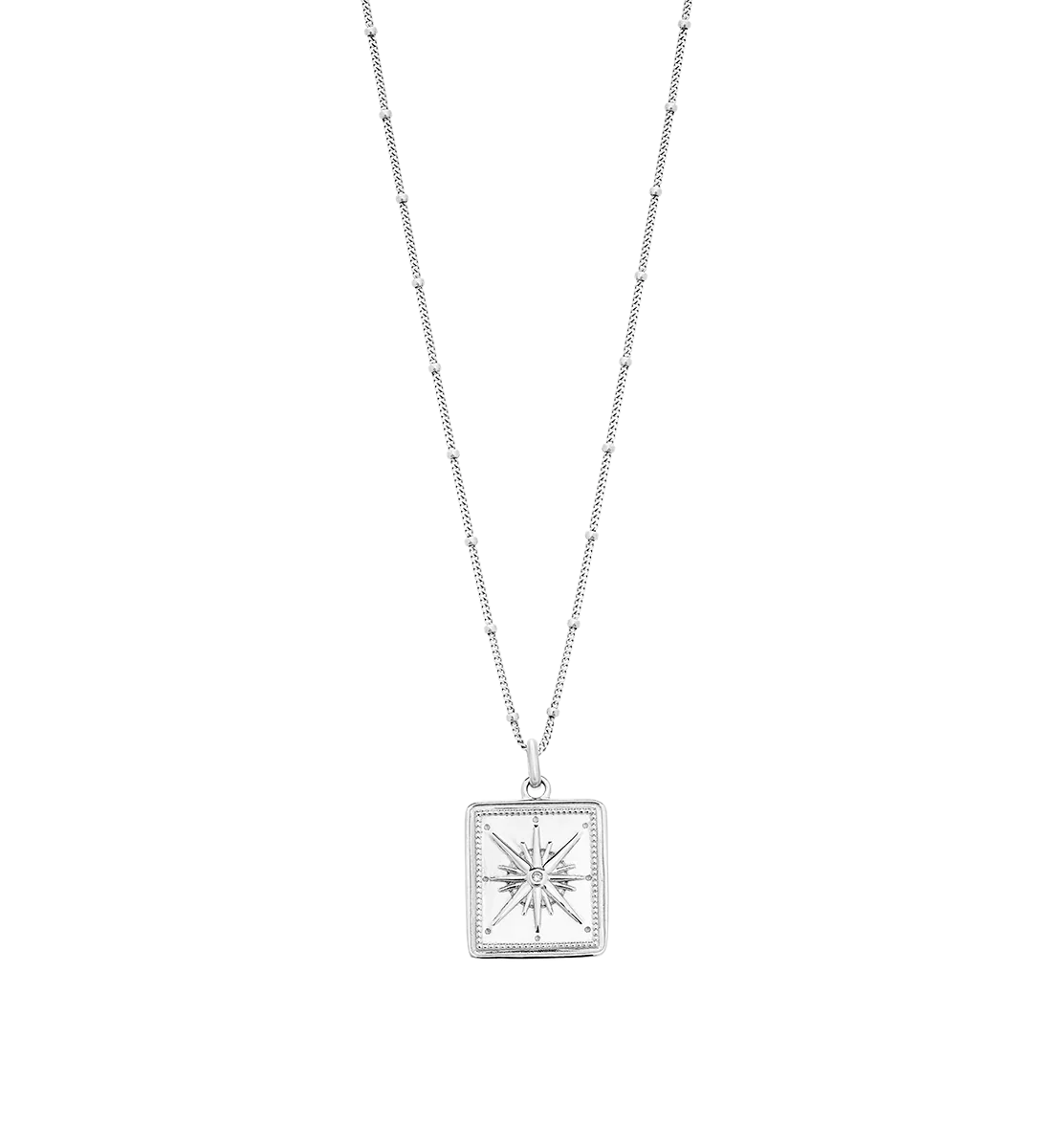 Kirstin Ash Necklaces Silver Kirstin Ash True North Coin Necklace – 18K Gold Vermeil