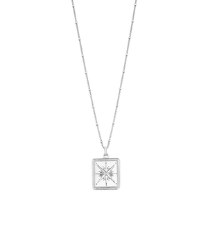 Kirstin Ash Necklaces Silver Kirstin Ash True North Coin Necklace – 18K Gold Vermeil