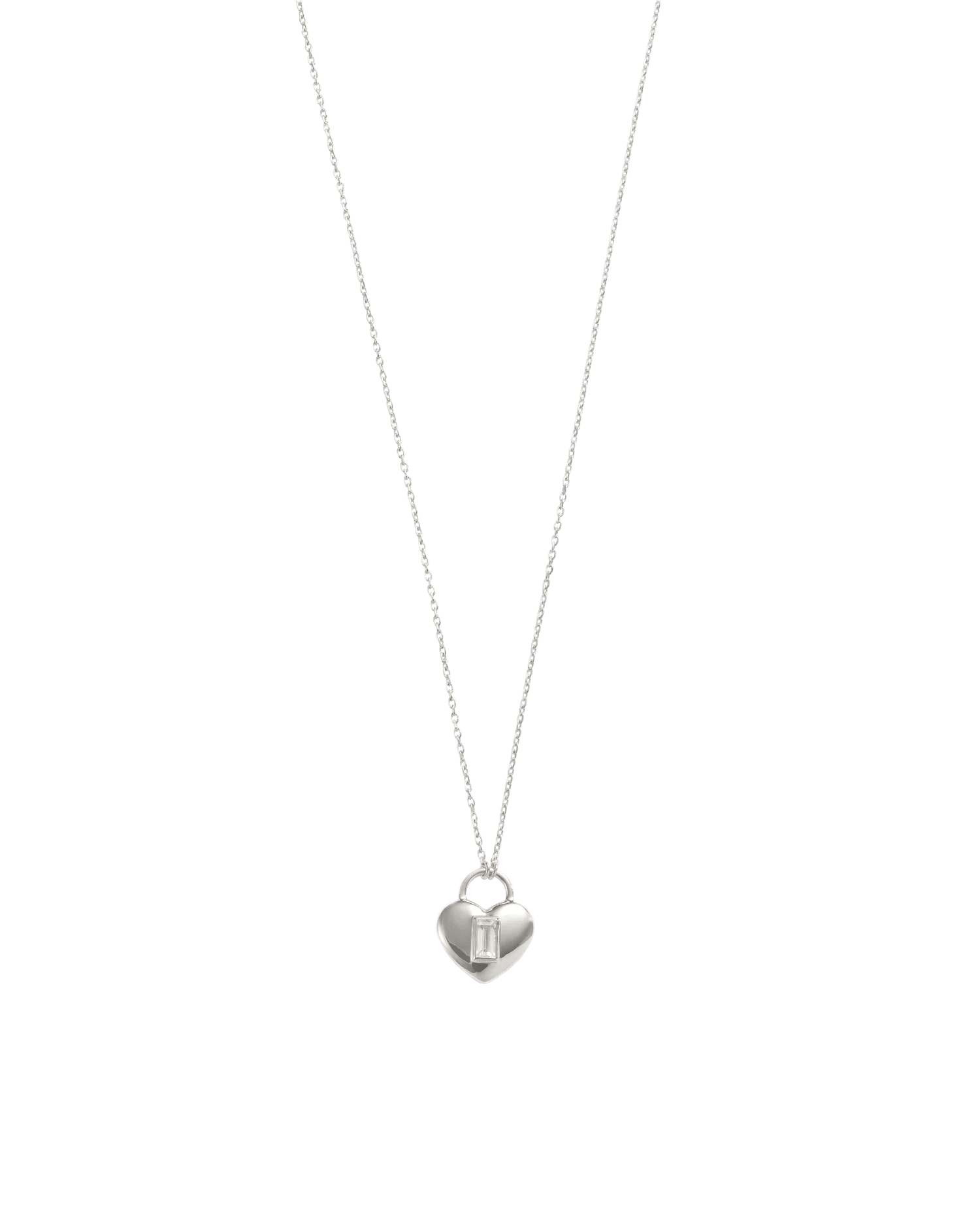 Kirstin Ash Necklaces Gold Kirstin ash Vera Heart Lock Necklace