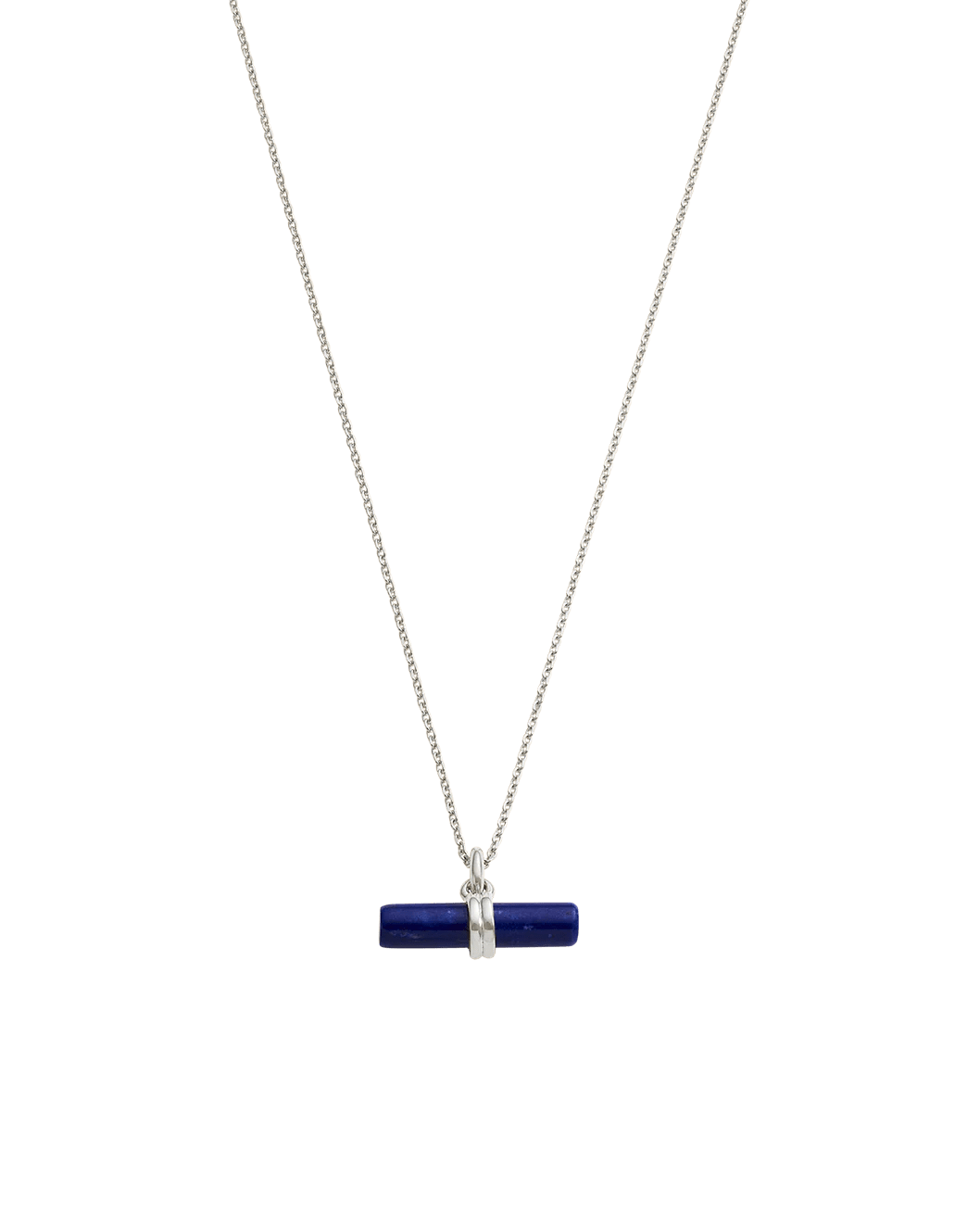 Kirstin Ash Necklaces Silver / Lapiz T-Bar Necklace