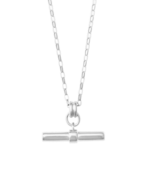 Kirstin Ash Necklaces Silver Roam T Bar Necklace