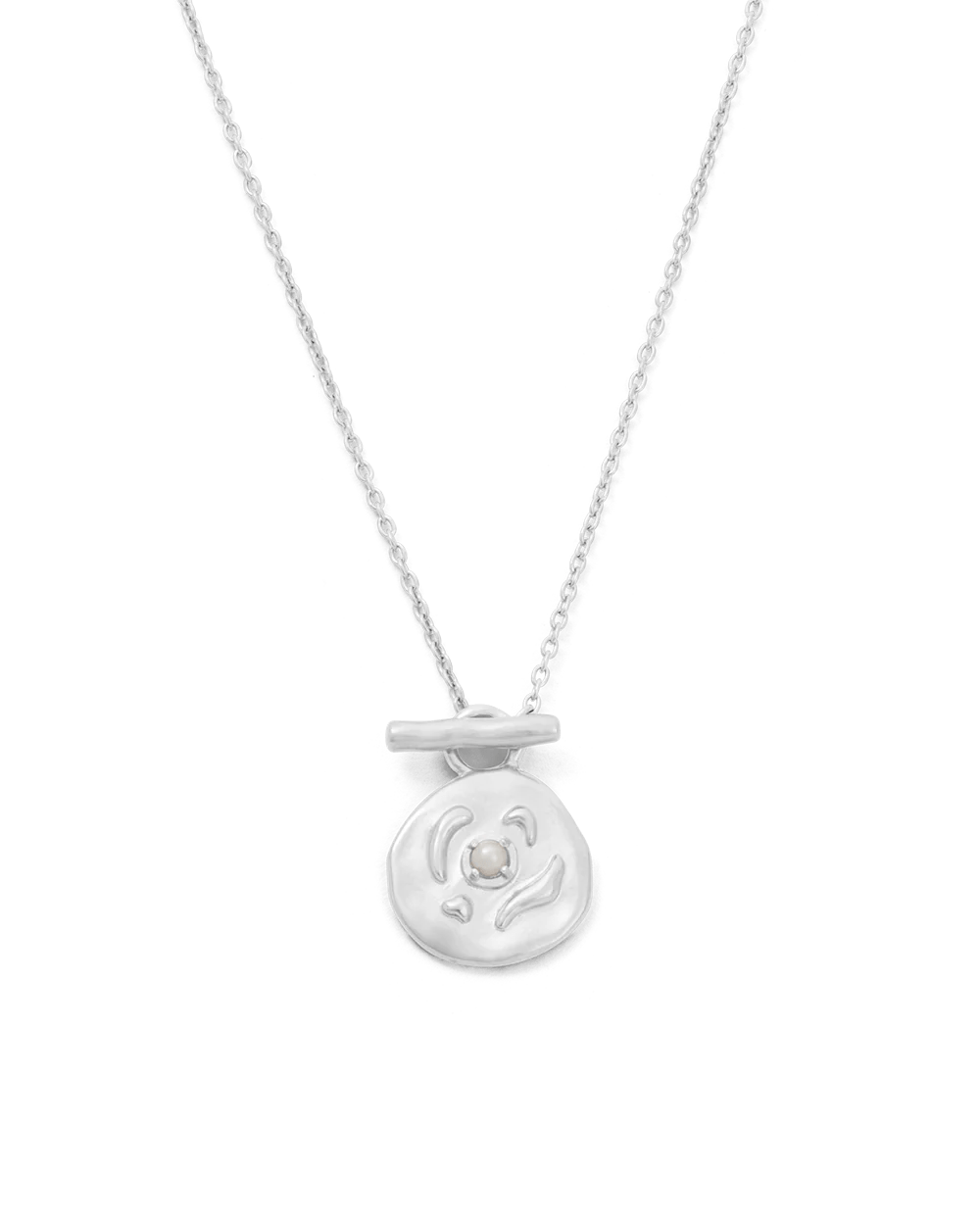Kirstin Ash Necklaces Silver Vacanza Coin Necklace