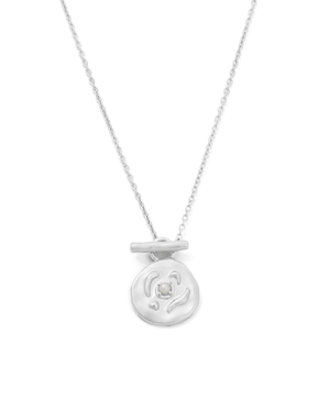 Kirstin Ash Necklaces Silver Vacanza Coin Necklace
