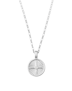 Kirstin Ash Necklaces Silver Wander Coin Necklace