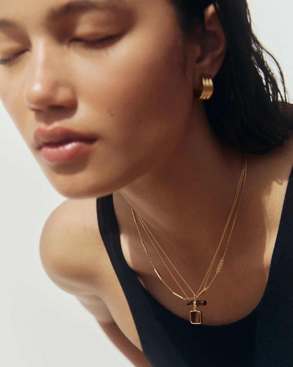 Kirstin Ash Necklaces Stone Pendant Necklace