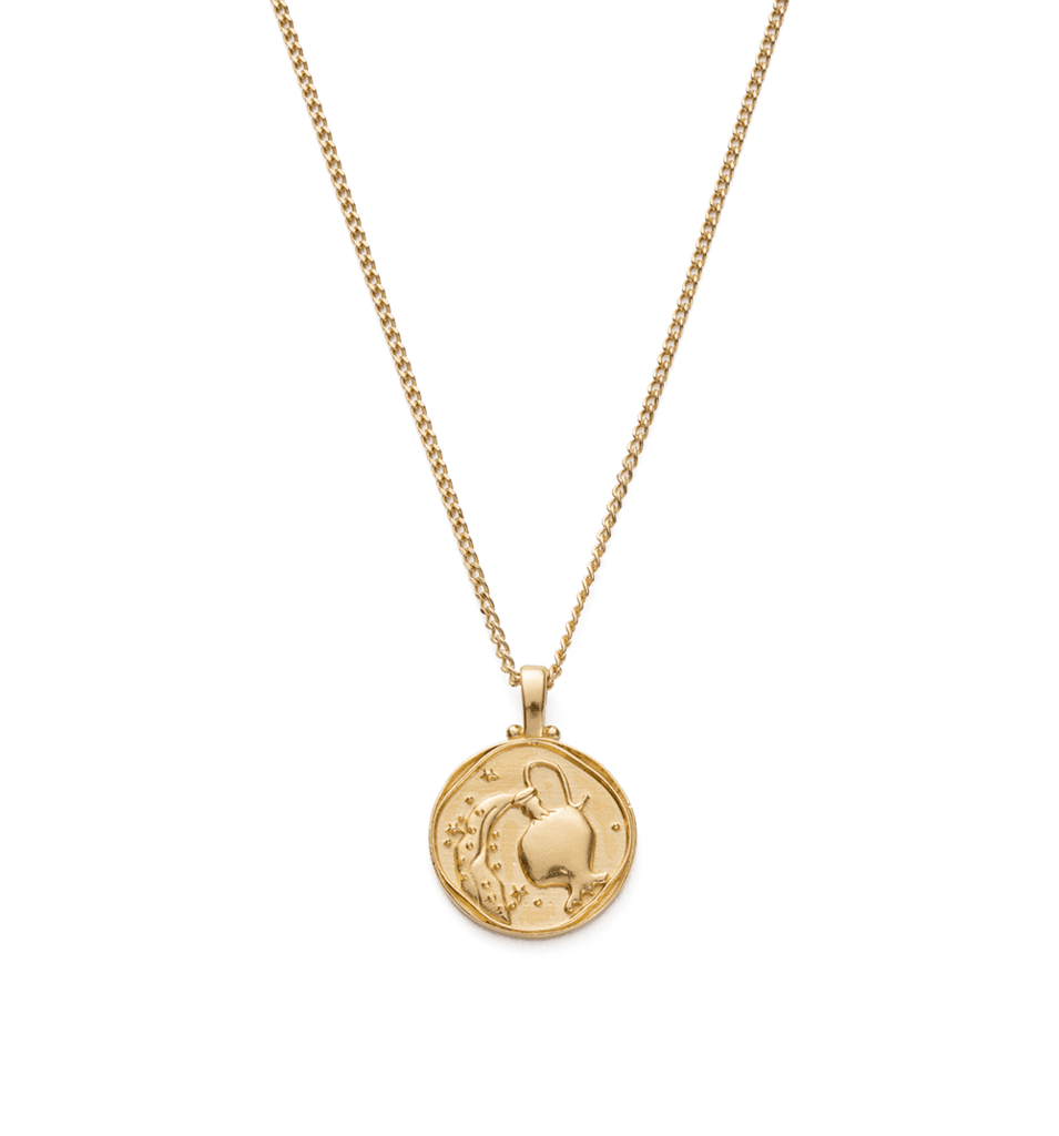 Kirstin Ash Necklaces Vermeil Kirstin Ash Aquarius Zodiac Necklace