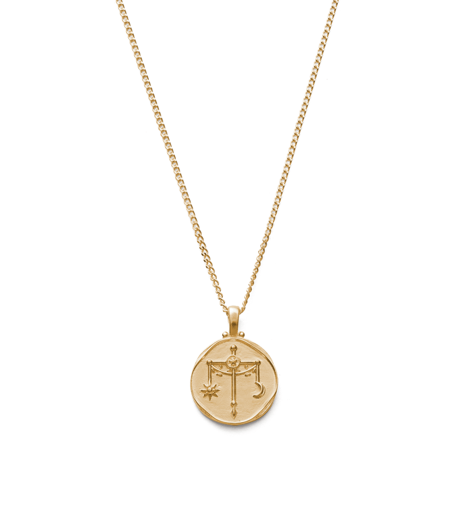 Kirstin Ash Necklaces Vermeil Kirstin Ash Libra Zodiac Necklace