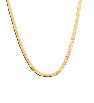 Kirstin Ash Necklaces Yellow Gold Kirstin Ash Herrinbone Chain