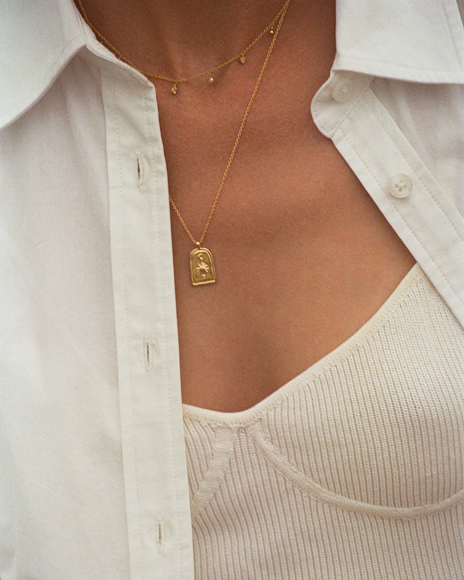 Kirstin Ash Necklaces Yellow Gold Kirstin Ash Sunrise Necklace