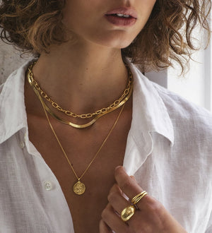 Kirstin Ash Necklaces Yellow Gold Kirstin Ash Tidal Necklace