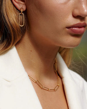 Kirstin Ash Necklaces Yellow Gold Roam Chain Necklace