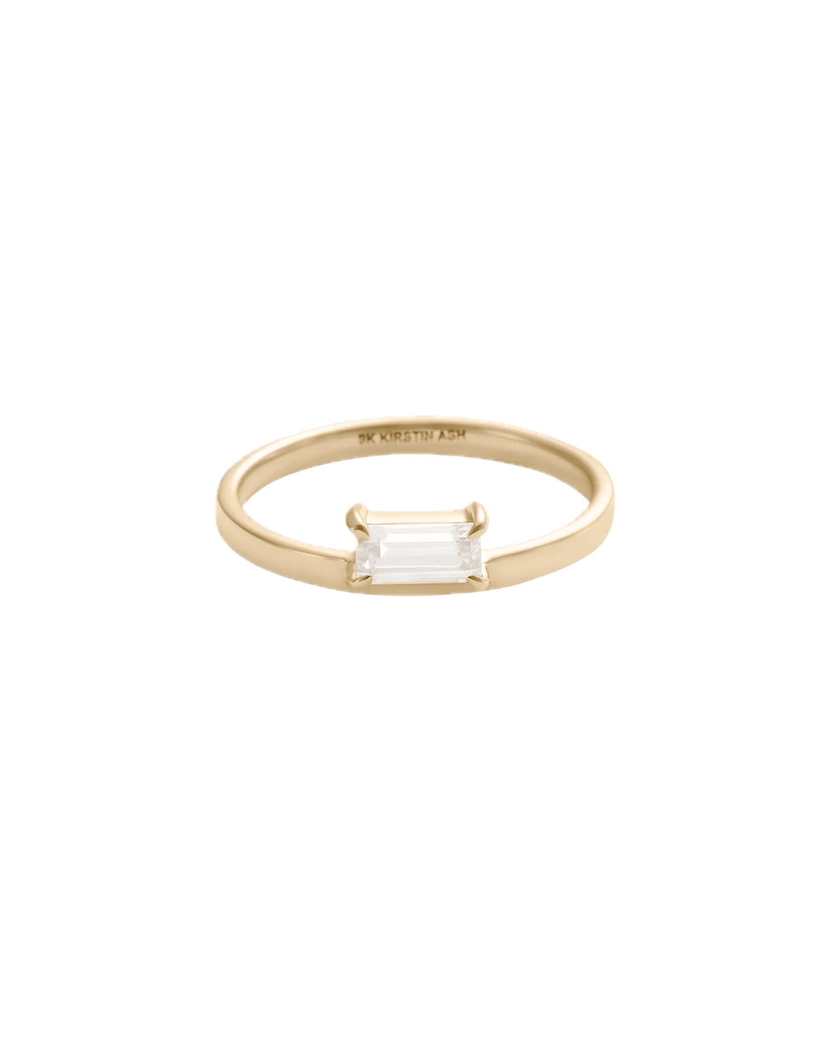 Kirstin Ash Rings Gold / 5 Kirstin Ash Ether Baguette Ring