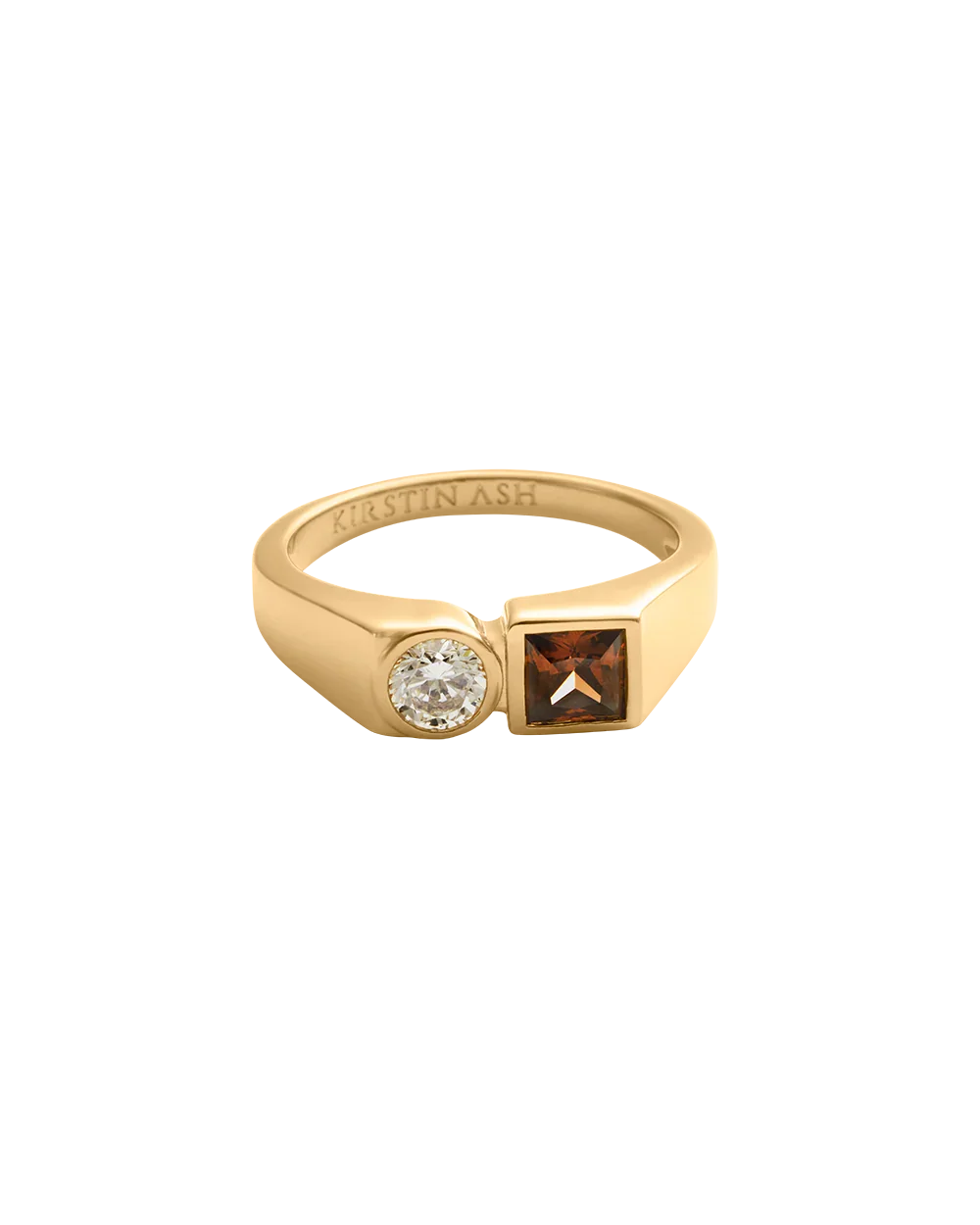 Kirstin Ash Rings Gold / 6 Kirstin Ash Ember Ring – Gold Plated & Silver