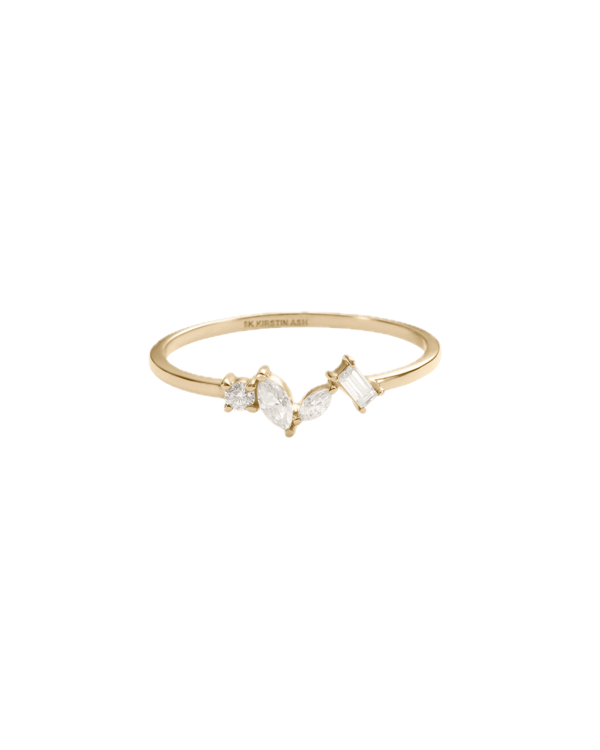 Kirstin Ash Rings Gold / J Kirstin ash  vela ring (9k Gold)