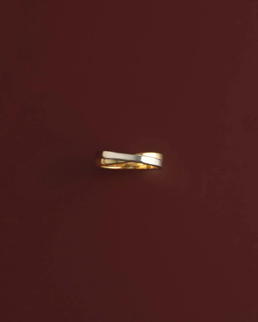 Kirstin Ash Rings Kirstin Ash Duality Ring – Gold & Rhodium Plated