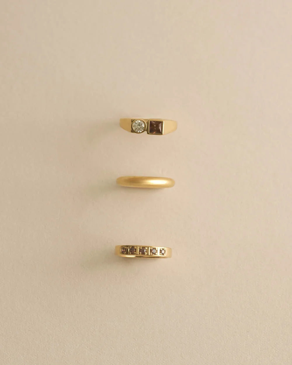 Kirstin Ash Rings Kirstin Ash Ember Ring – Gold Plated & Silver