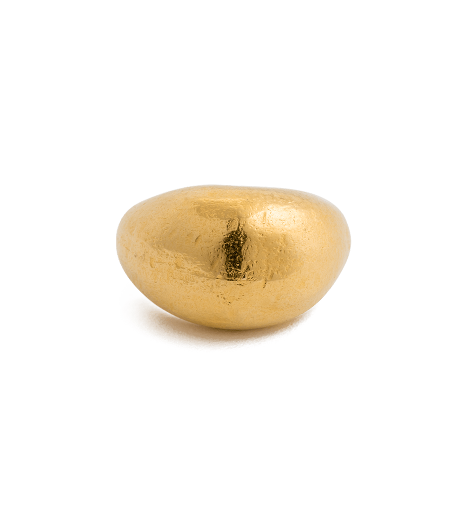 Kirstin Ash Rings Kirstin Ash Golden Light Dome Ring (18K Yellow Gold Vermeil)