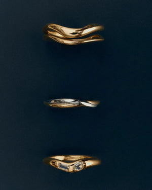 Kirstin Ash Rings Kirstin Ash Halcyon Ring – Mixed Metal