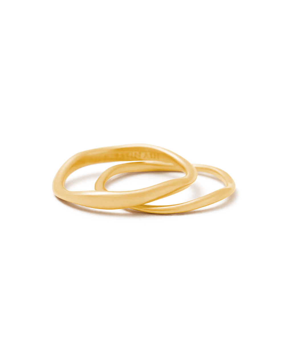 Kirstin Ash Rings Yellow Gold / 6 Kirstin Ash Shift Stacking Ring