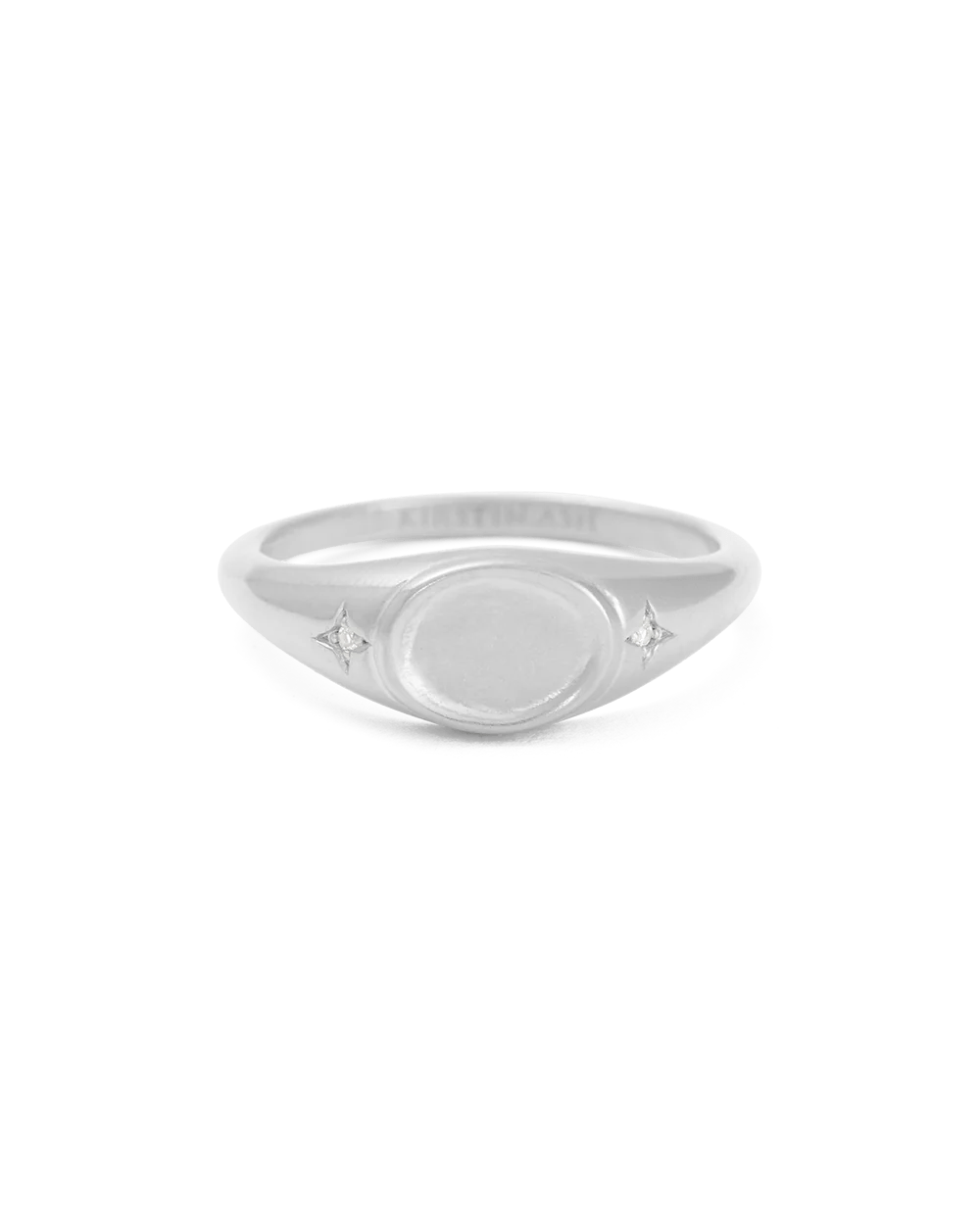 Kirstin Ash Rings Silver / 6 Kirstin Ash Align Signet Ring