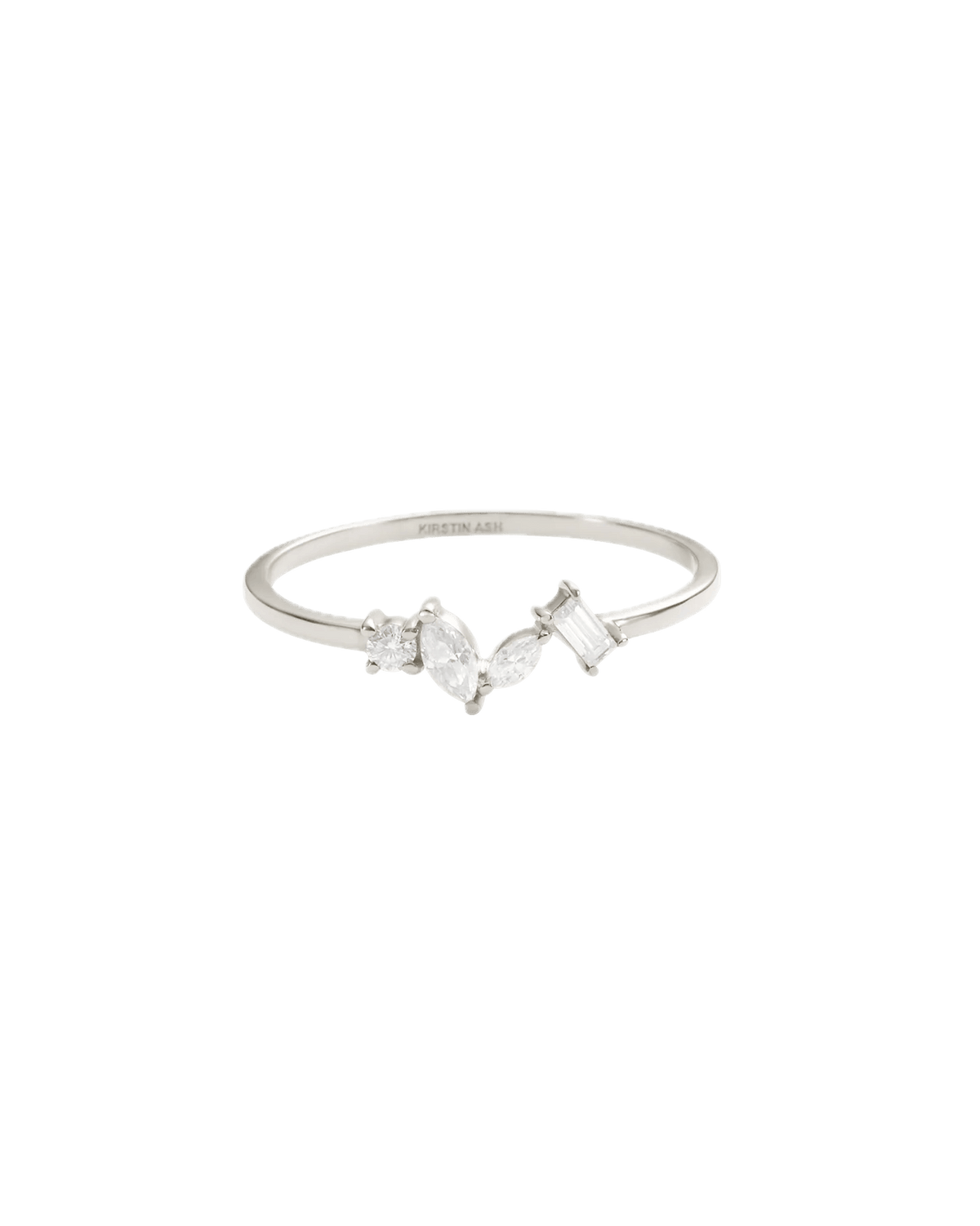 Kirstin Ash Rings Silver / J Kirstin ash  vela ring (9k Gold)