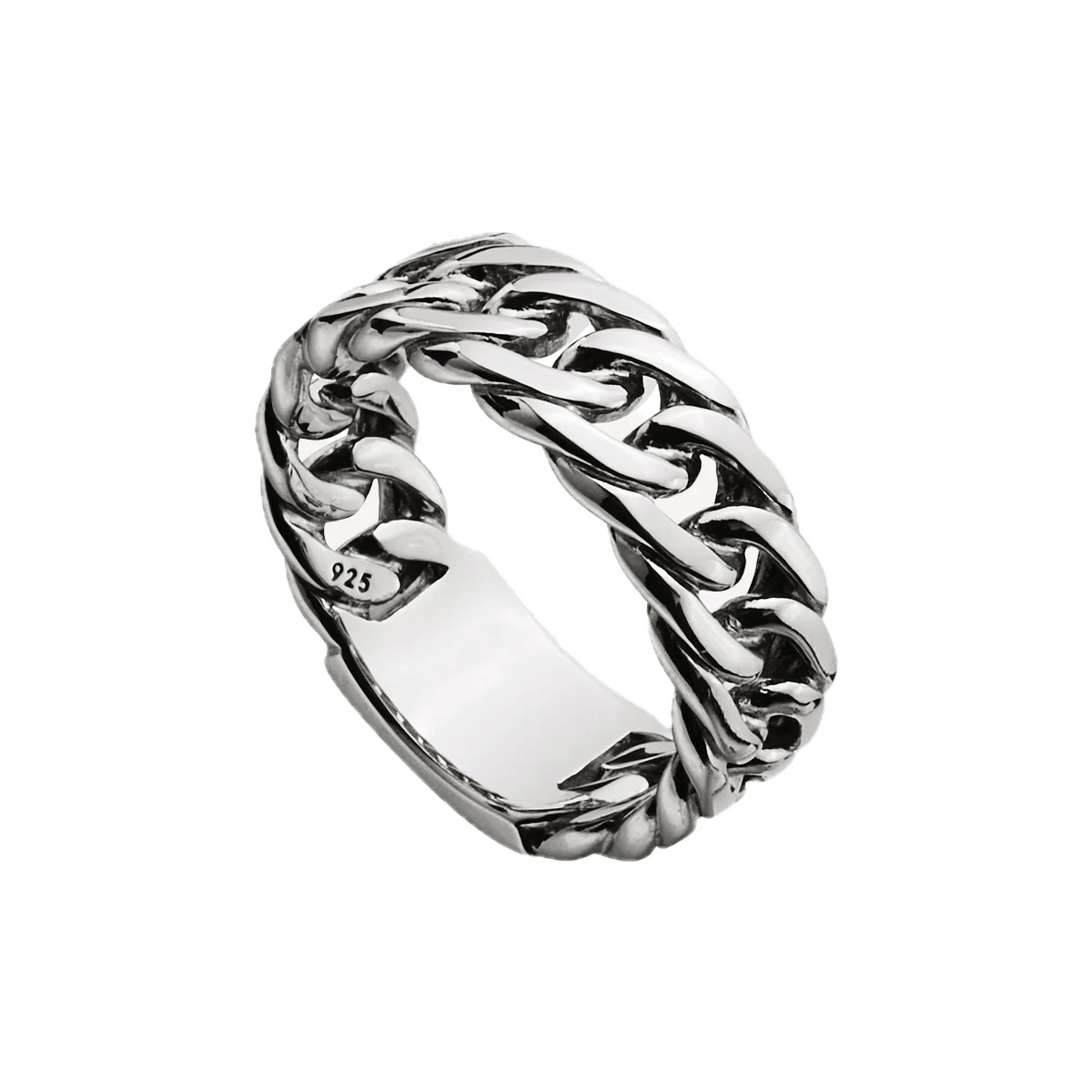 Najo 10 Najo Cuban Men’s Silver Ring