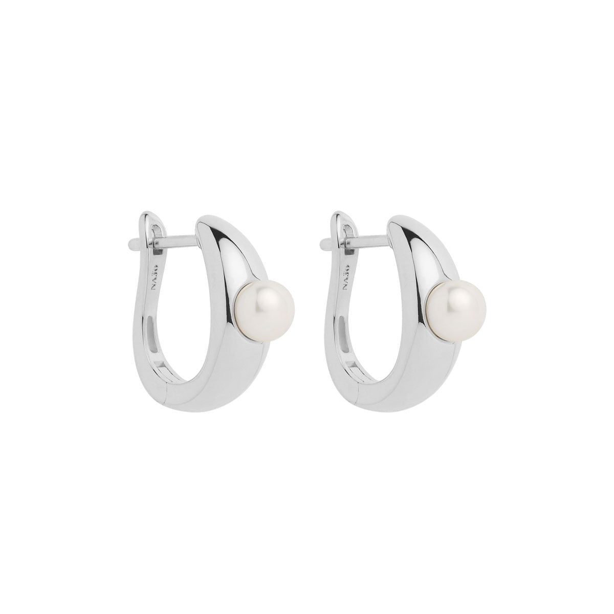 Najo Earrings Silver Najo Tropica Pearl Earring