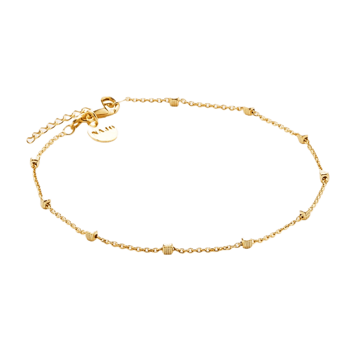 Najo Anklets Gold Najo Birdsong Chain Anklet – Silver & Gold Plated