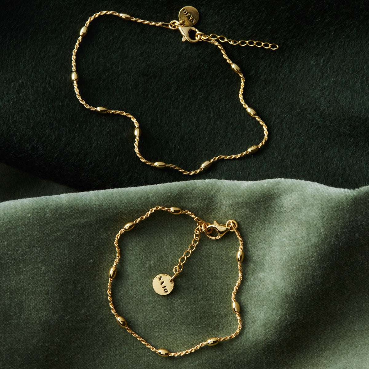 Najo Anklets Najo Cassiopeia Anklet – Silver & Gold Plated