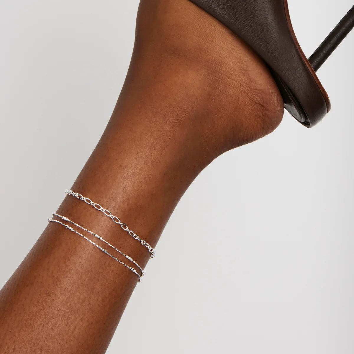 Najo Anklets Najo Halcyon Anklet – Silver & Gold Plated