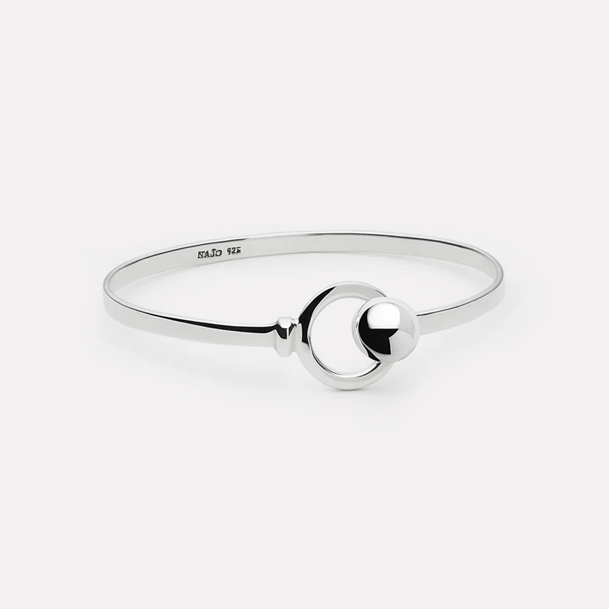 Najo Bracelets Najo Aurora Flat Wire Bangle – Gold & Silver