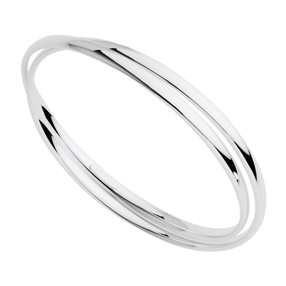 Najo Bracelets Najo Bangle Duet Silver (65mm)