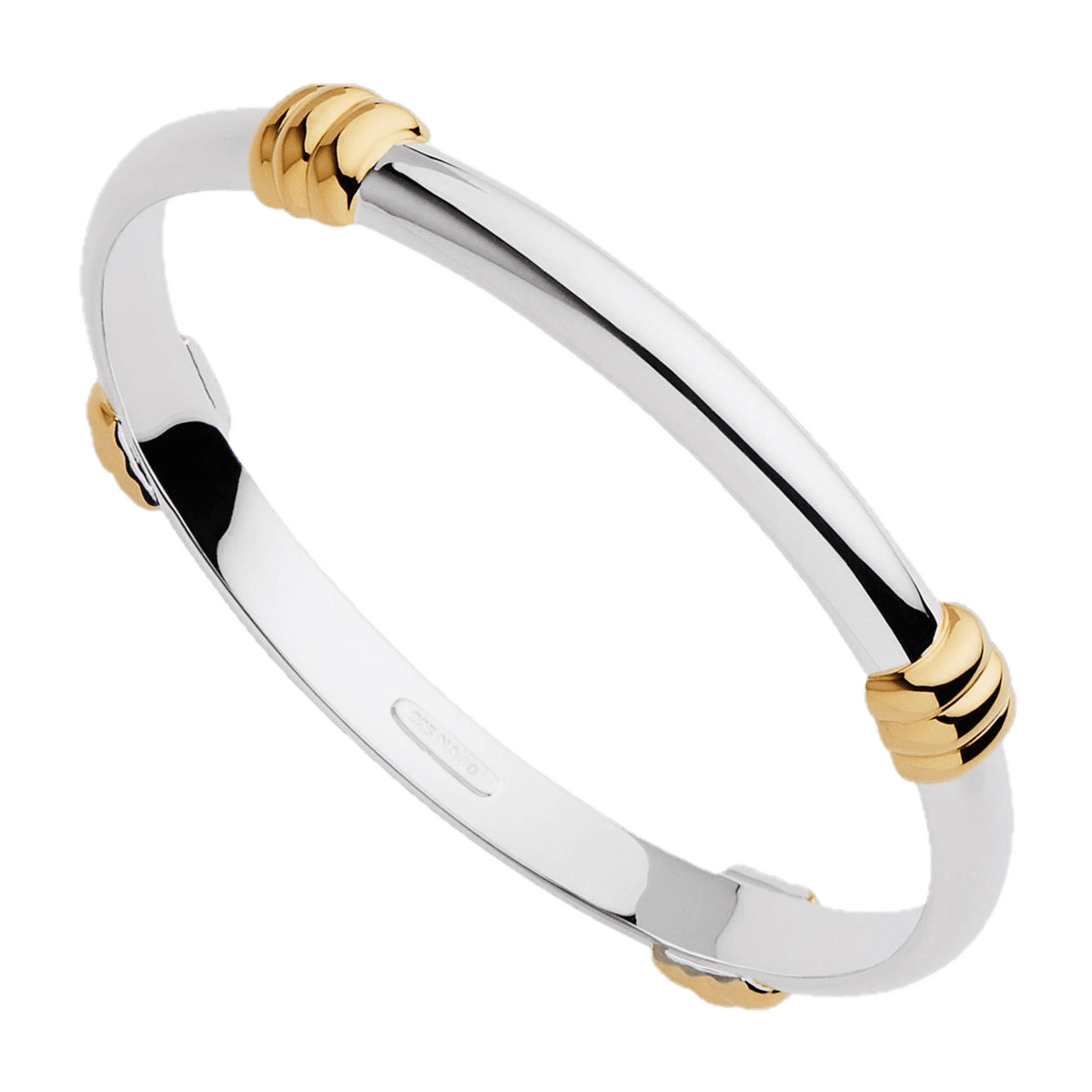 Najo Bracelets Najo bangle Point d'Or two tone (68mm)