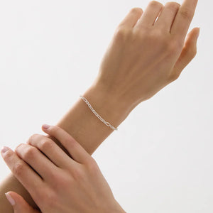 Najo Bracelets Najo Daybreak Oval Link Bracelet – Gold & Silver