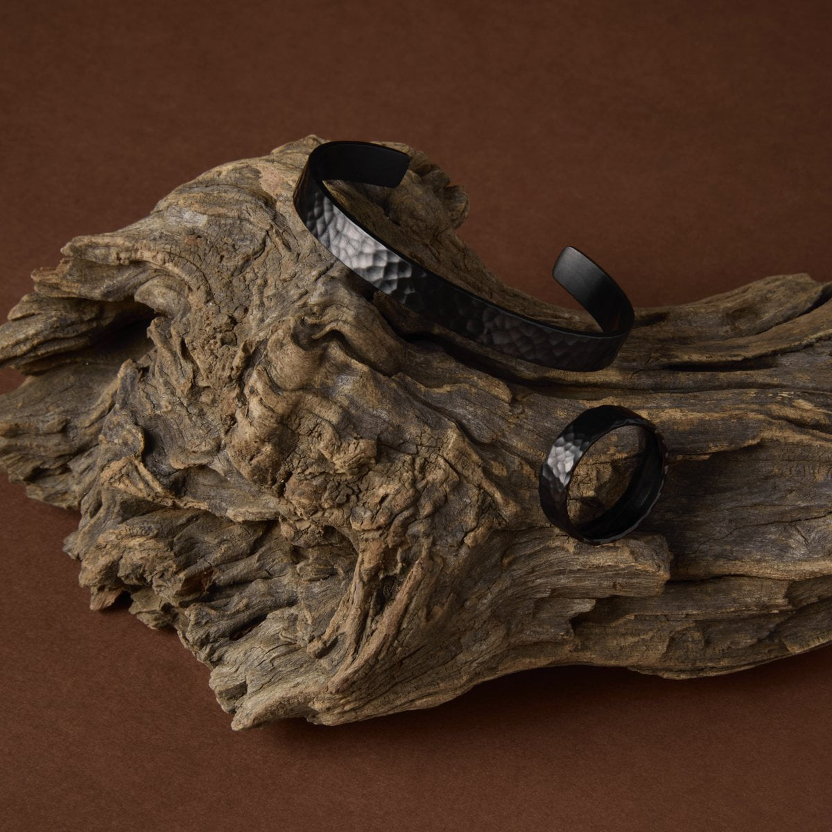 Najo Bracelets Najo Midnight Men's Black PVD Steel Cuff