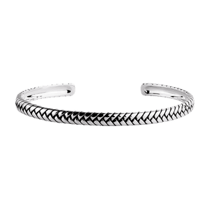 Najo Bracelets Najo Tessera Men's silver Cuff