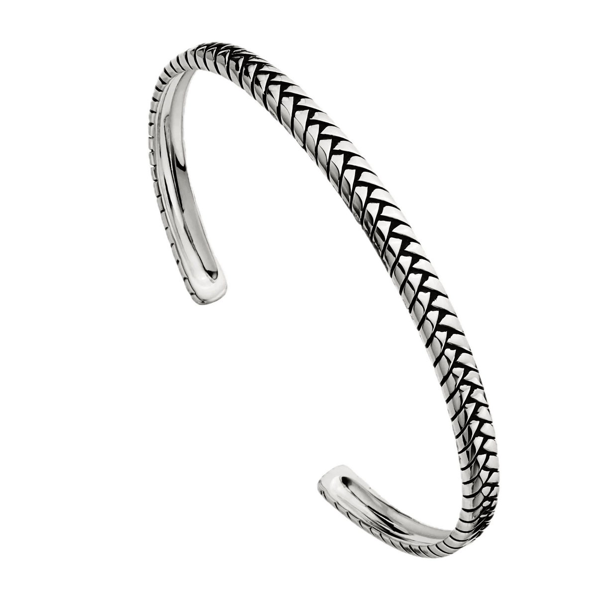 Najo Bracelets Najo Tessera Men's silver Cuff