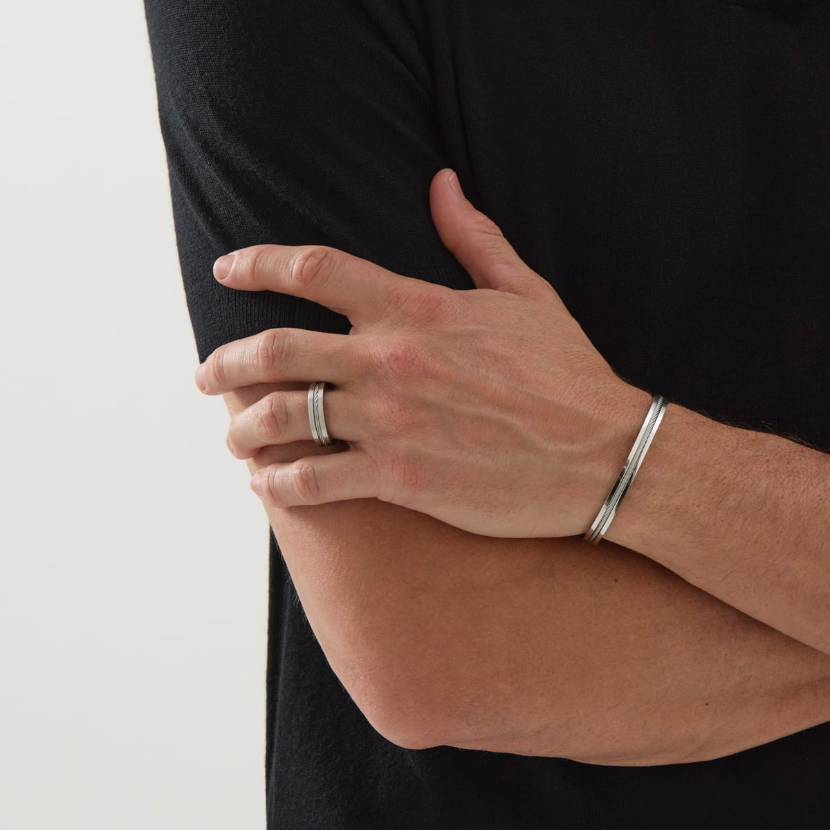 Najo Bracelets Najo Twilight Men's Steel Cuff