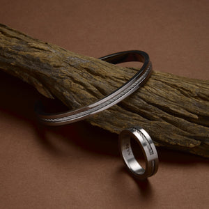 Najo Bracelets Najo Twilight Men's Steel Cuff