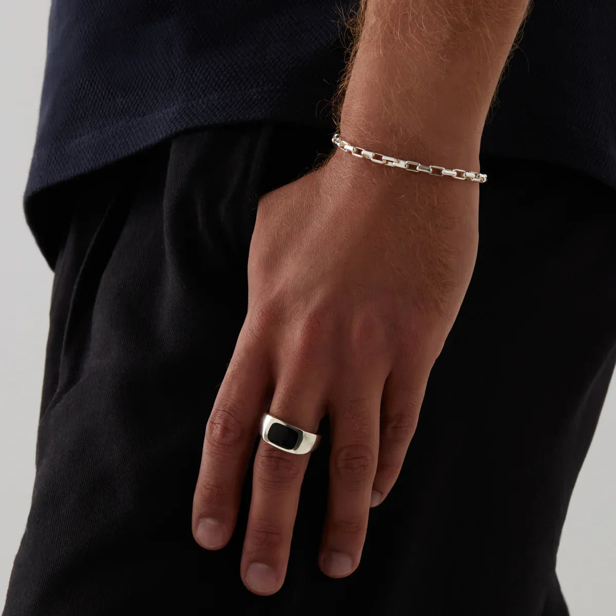 Najo Bracelets Najo Veneto Silver Men's Bracelet