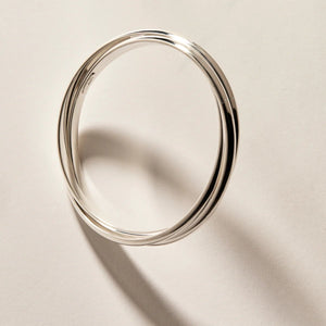 Najo Bracelets Silver Honeysuckle Bangle