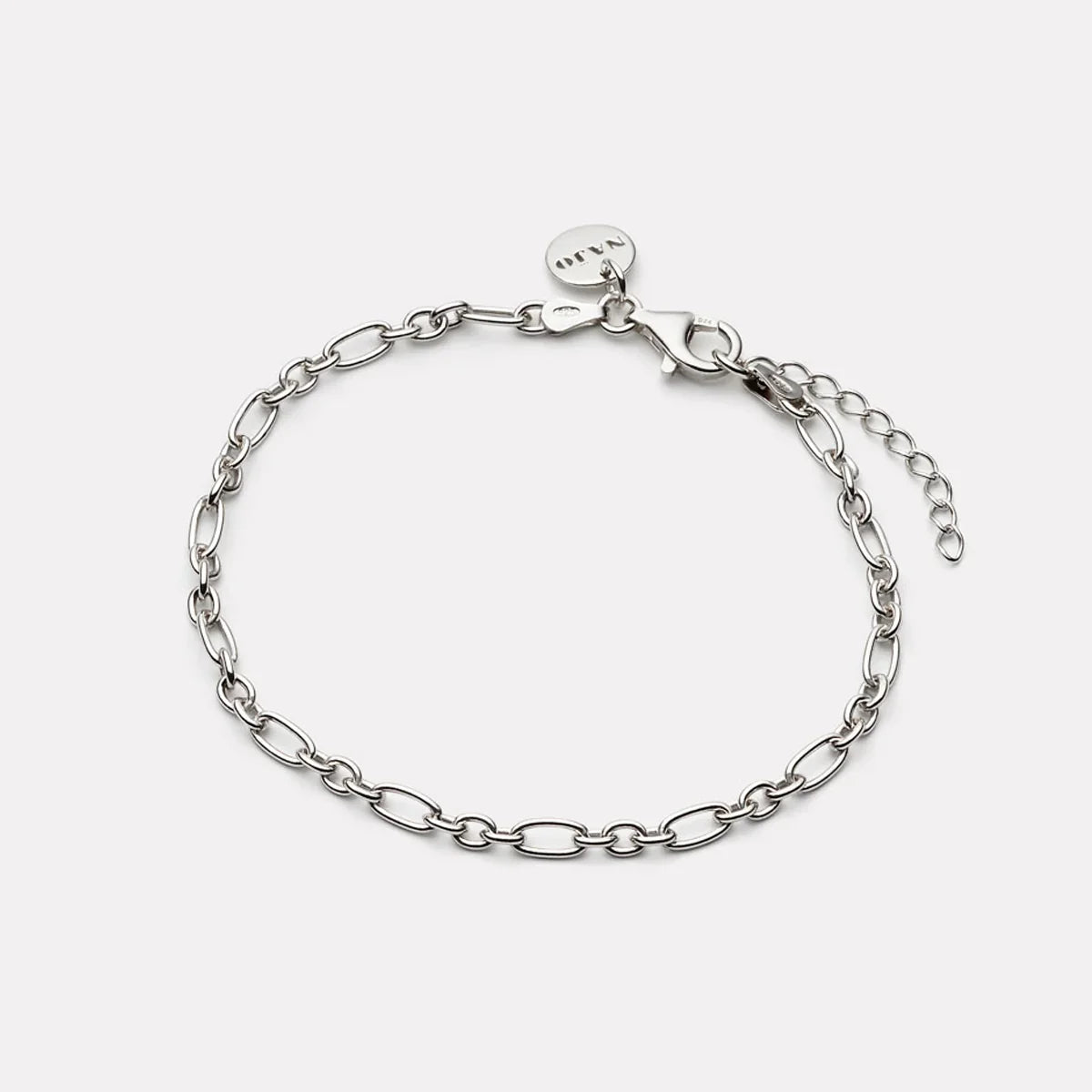Najo Bracelets Silver Najo Daybreak Oval Link Bracelet – Gold & Silver