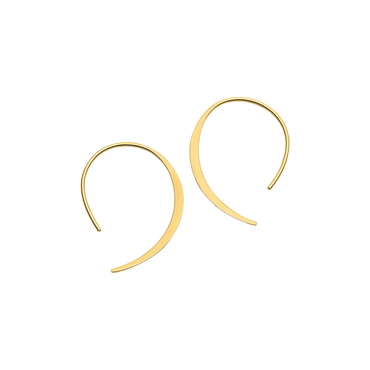 Najo Earrings Gold Najo Arc Drop Earrings – Gold & Silver