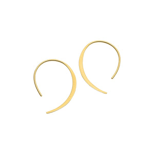 Najo Earrings Gold Najo Arc Drop Earrings – Gold & Silver