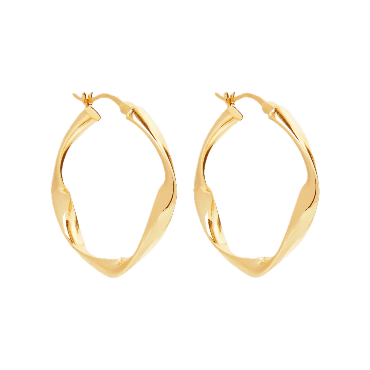 Najo Earrings Gold Najo Garden of Eden Hoop Earrings