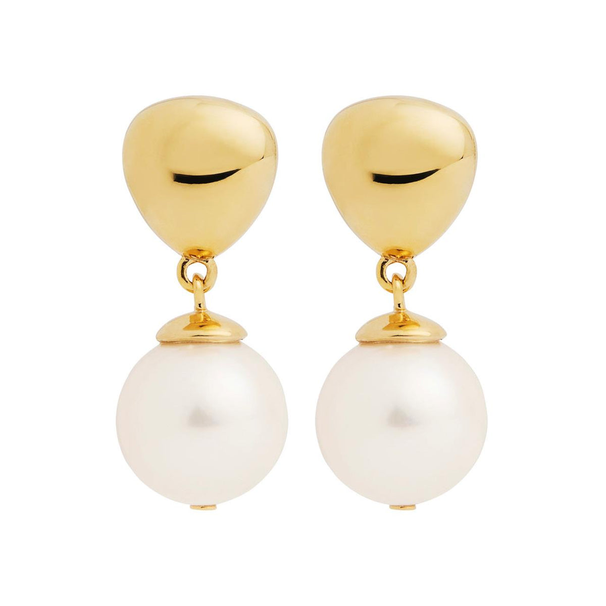 Najo Earrings Gold Najo Islander Pearl Earring